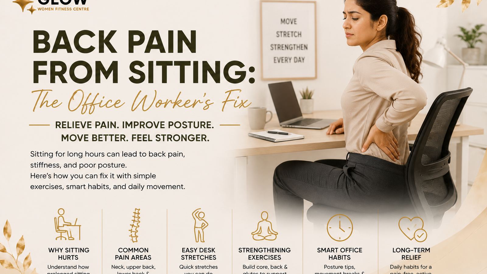 Back Pain From Sitting: The Office Worker's Fix