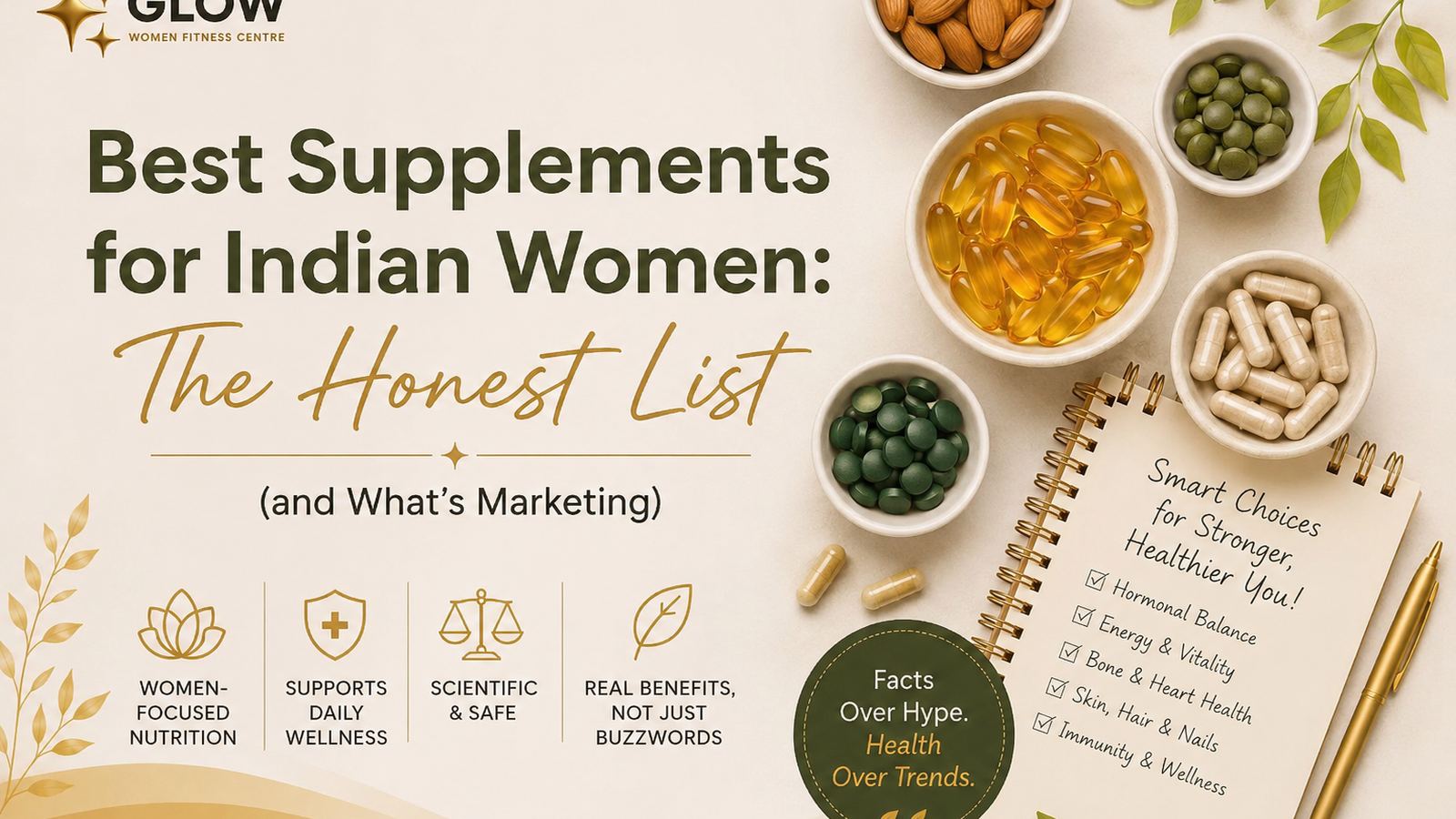 Best Supplements for Indian Women: The Honest List (and What's Marketing)