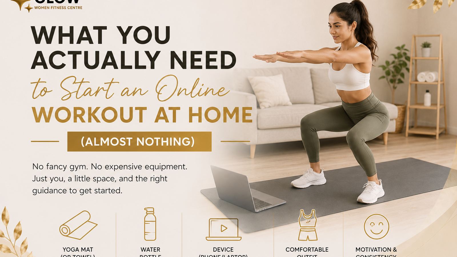 What You Actually Need to Start an Online Workout at Home (Almost Nothing)