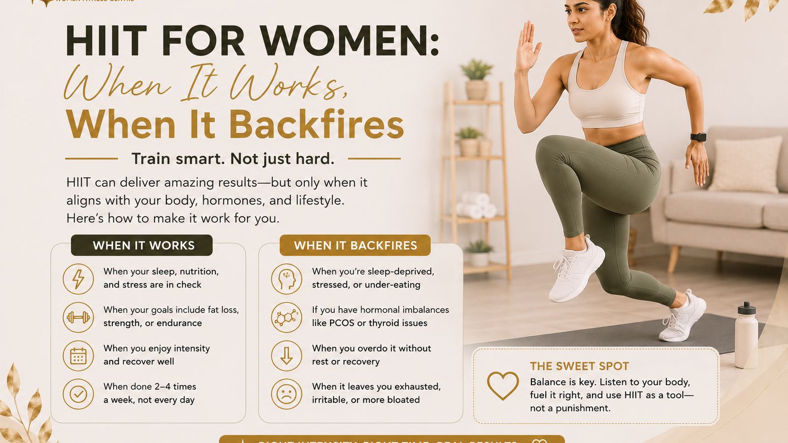 HIIT for Women: When It Works, When It Backfires