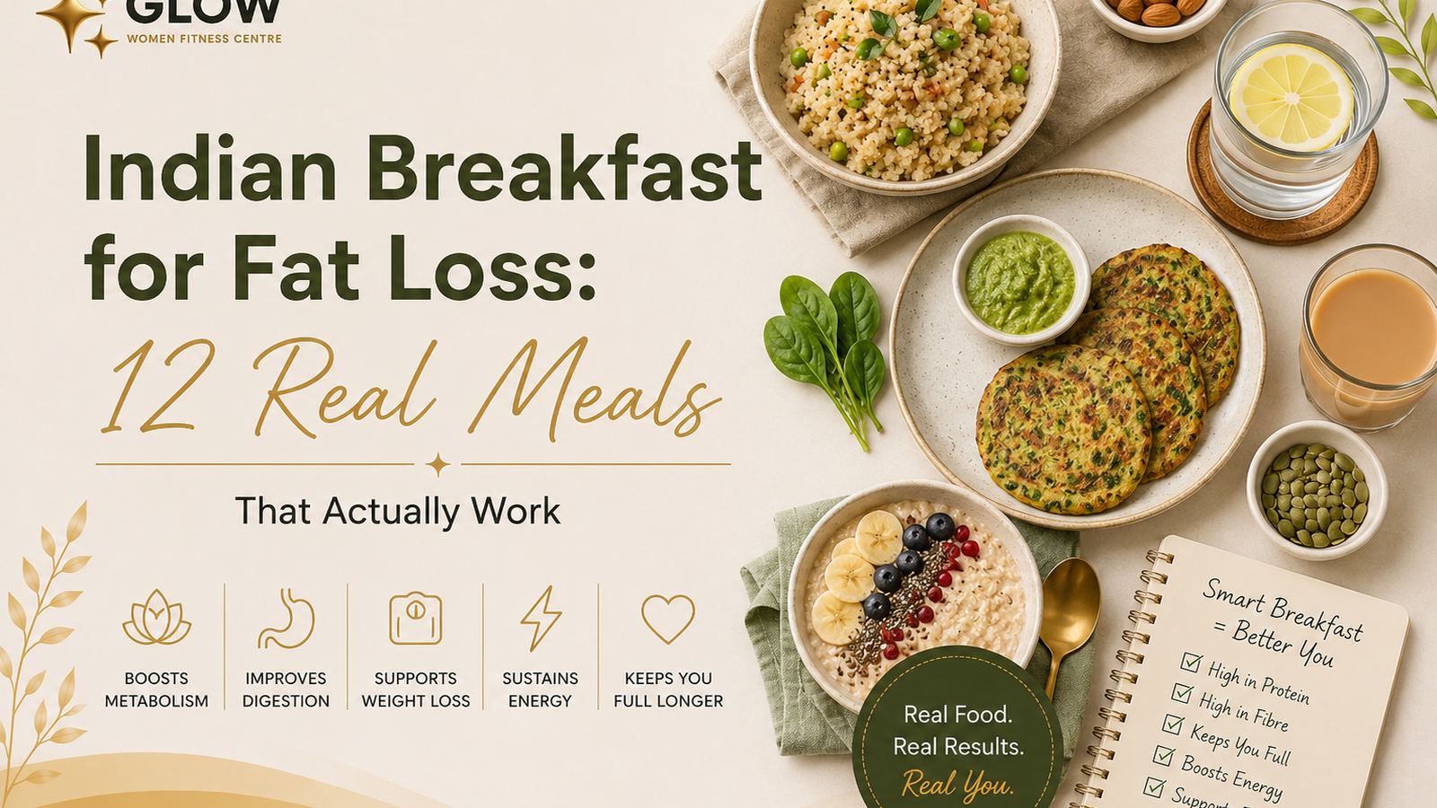 Indian Breakfast for Fat Loss: 12 Real Meals That Actually Work