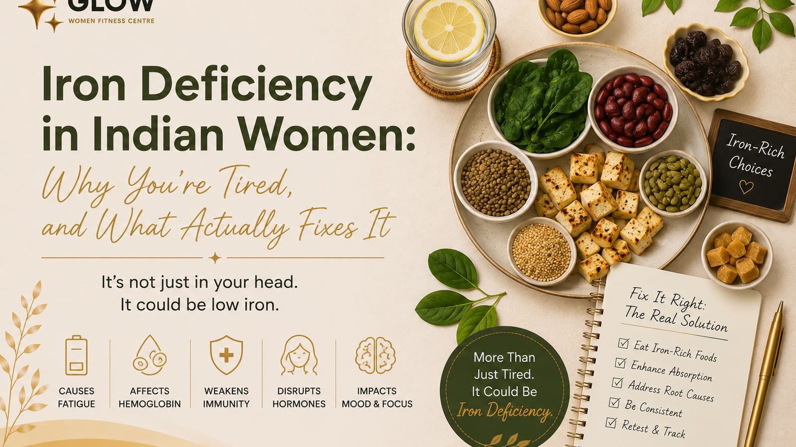 Iron Deficiency in Indian Women: Why You're Tired, and What Actually Fixes It