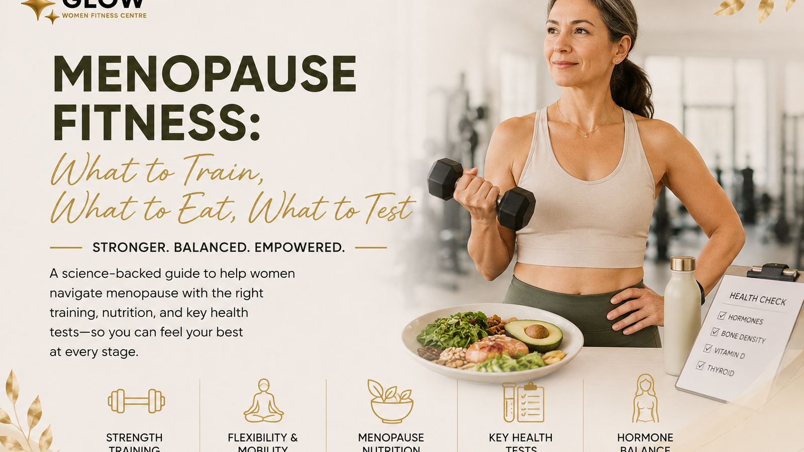 Menopause Fitness: What to Train, What to Eat, What to Test